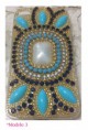 Capinha com pedraria e strass - Modelo 3 - Iphone 5/5S